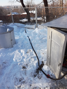 Попытка хищения газа привела к пожару и взрыву газового баллона в Хабаровске