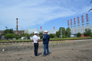 Генеральный директор дальневосточных газовых компаний Александр Черкашин посетил строительную площадку ТЭЦ-4 в Хабаровске
