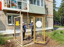 В поселке Хор района им. Лазо Хабаровского края продолжается перевод МКД на природный газ