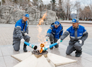 Дальневосточные газовики провели техническое обслуживание Вечного огня в Комсомольске-на-Амуре