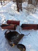 Попытка хищения газа привела к пожару и взрыву газового баллона в Хабаровске